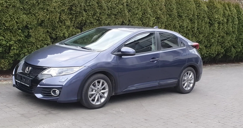 Honda Civic cena 39900 przebieg: 130000, rok produkcji 2015 z Rybnik małe 529